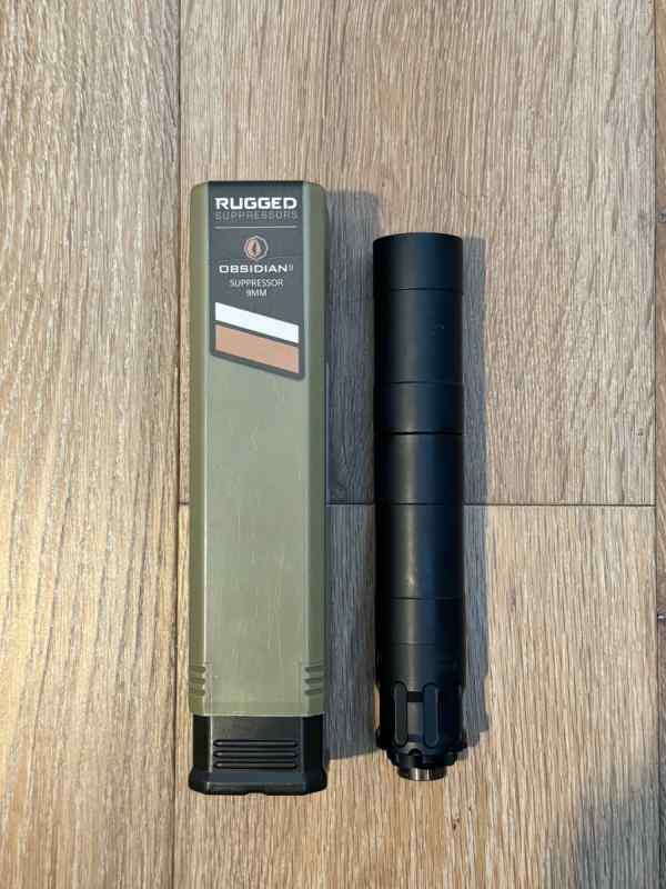 Rugged Obsidian9 Suppressor + Accessories Avail