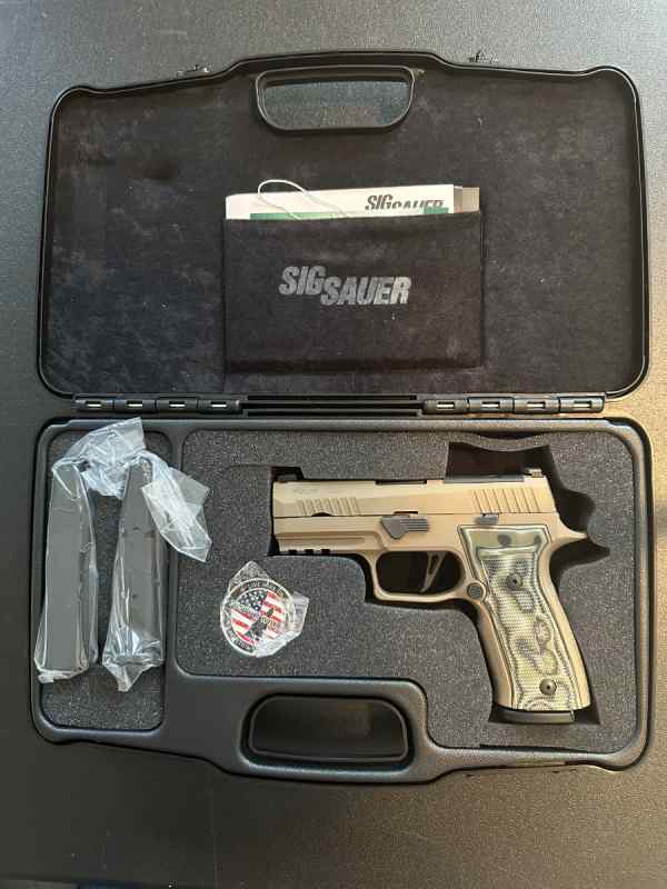 Sig P320 AXG Scorpion Custom Shop