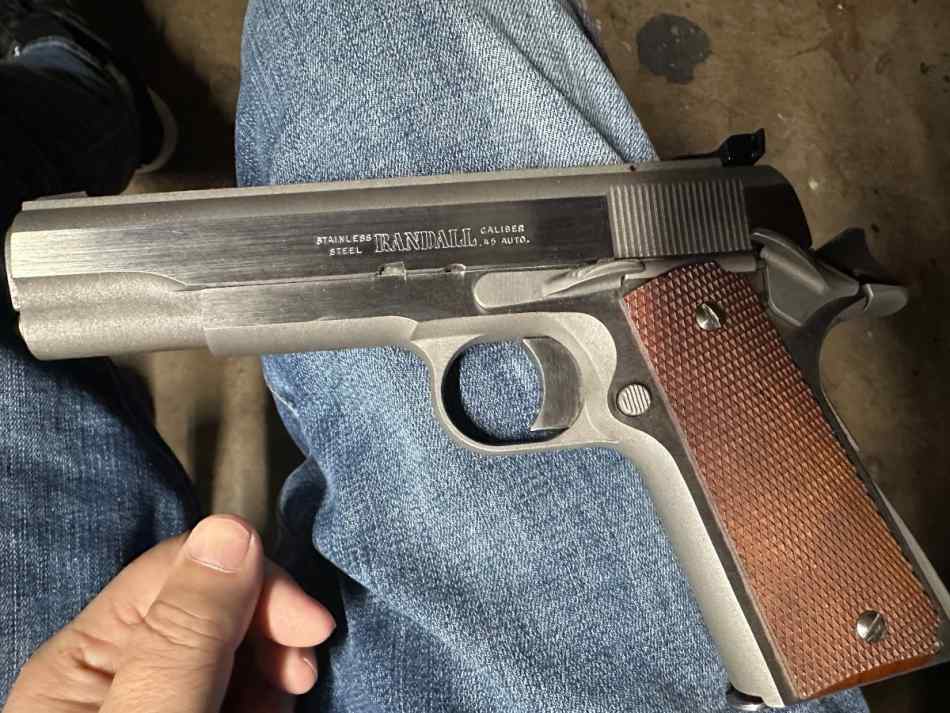 RARE RANDALL ~ 1911 SERVICE MODEL ~ .45 AUTO