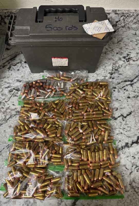 516 Rounds .40 Caliber FMJ Ammo For Sale Or Trade