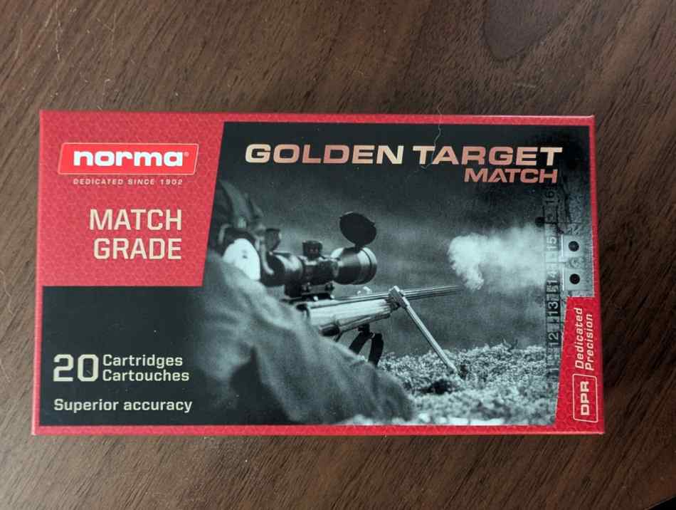 Norma Golden Match 6.5 Creedmoor x6 boxes. $20 per