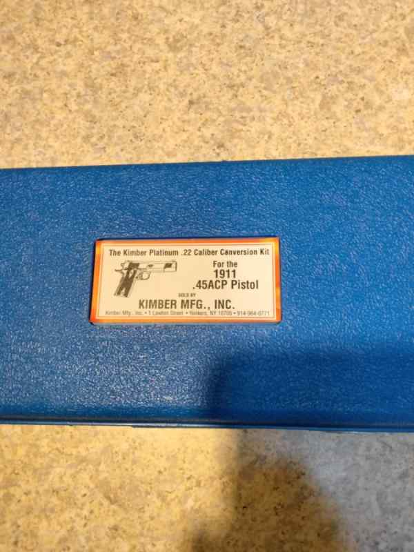 Kimber 1911 .22 conversion kit THE VILLAGES